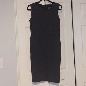 gorgeous charcoal ponte dress